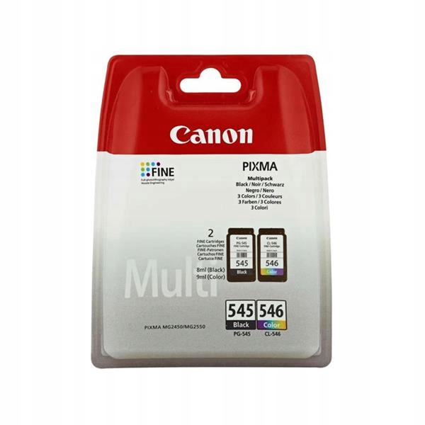 Originální inkoust Cmyk Canon PG-545, PG545, CL-546, CL546 (8287B005)