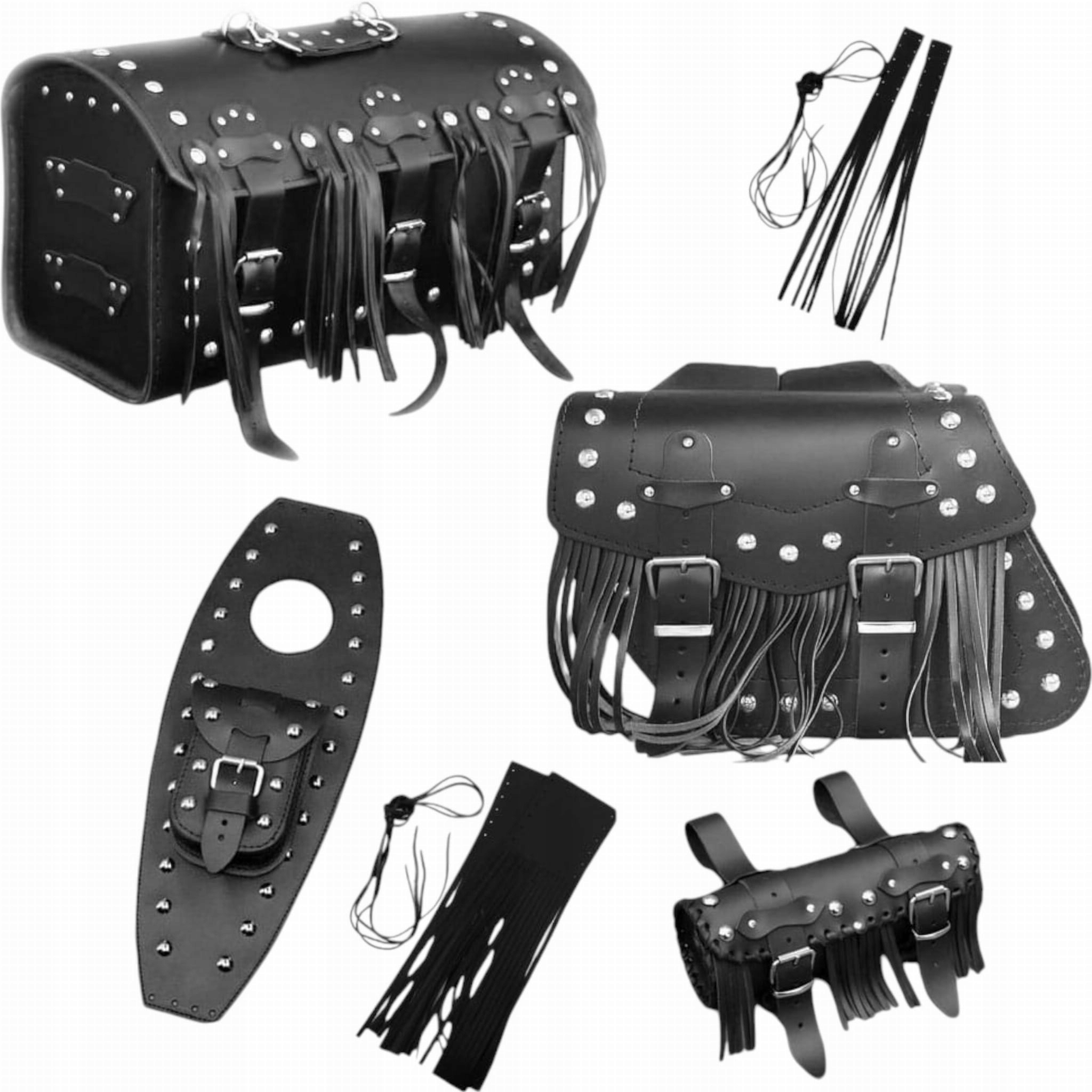 Sada kuforov Sakwy Rolka Kravata Strapce s strapcami Honda Shadow VT1100