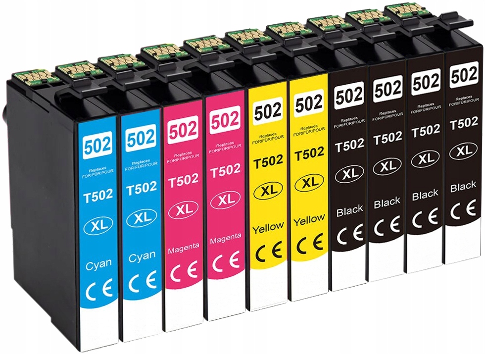 

10x Tusze do Epson 502 XL XP-5100 WF-2800 WF-2860