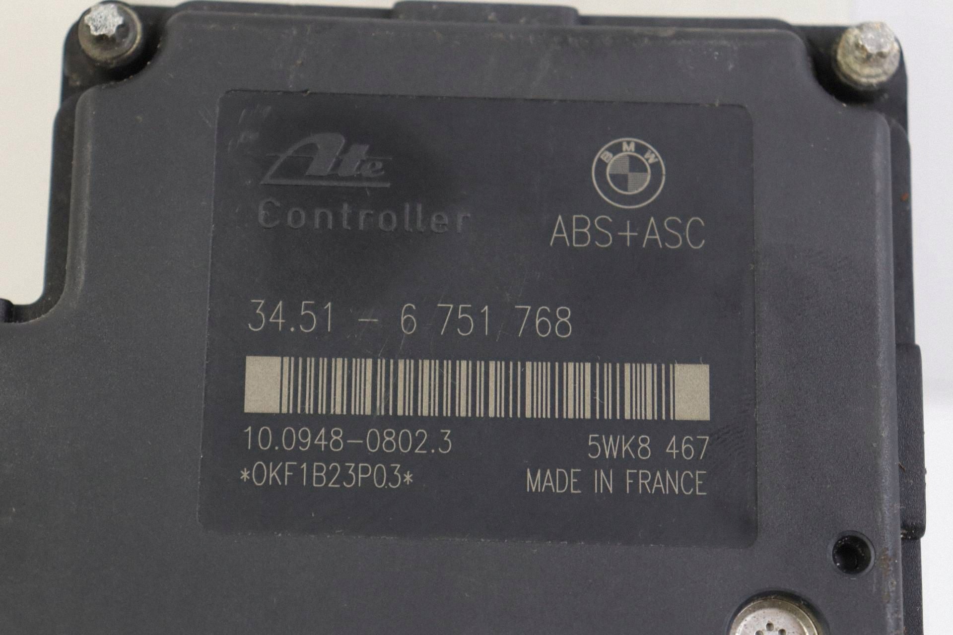 BMW 3 E46 E36 pump control unit ABS 6751767 6751768