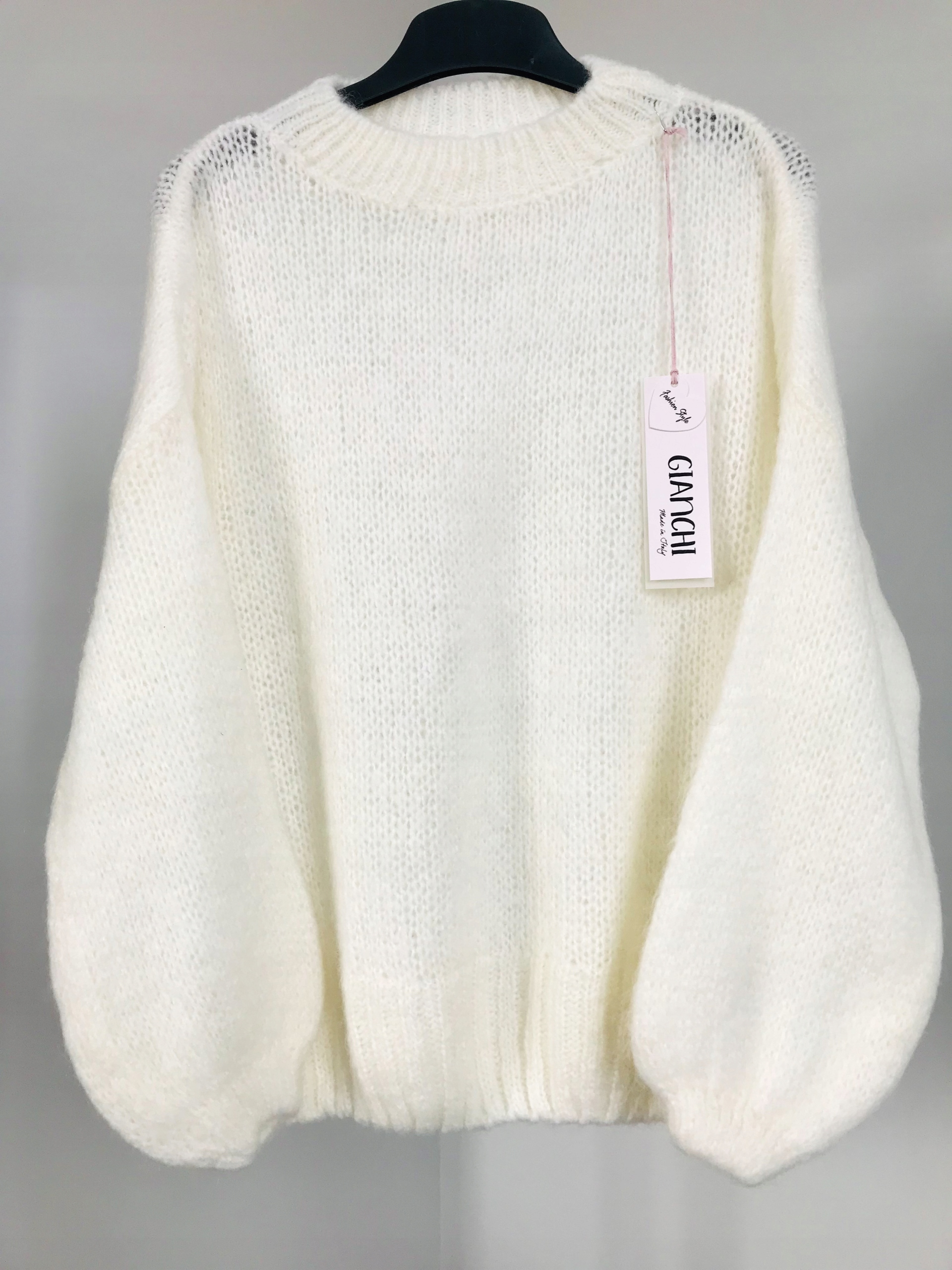 Sweter premium oversize new collection śmietankowy