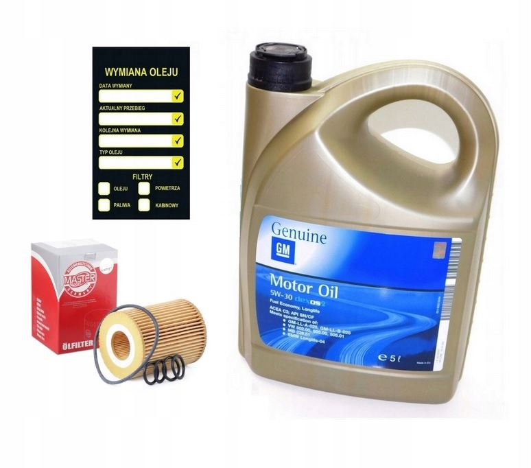 820/1Y-OF-PCS-MS - Фильтр + масло GM 5W30 OPEL 1.7 CDTI