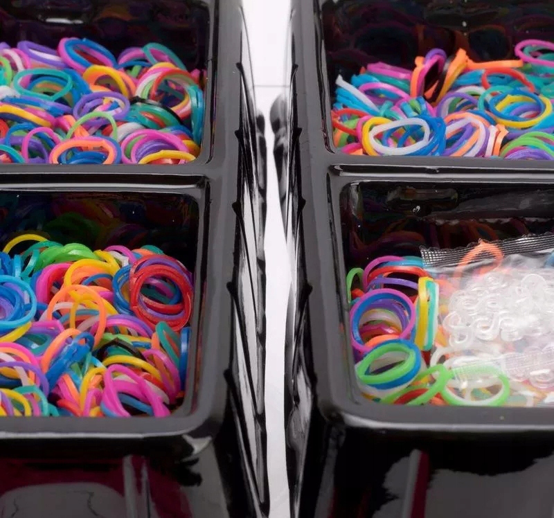 GUMKI DO ROBIENIA BRANSOLETEK LOOM BANDS KROSNO Marka inna