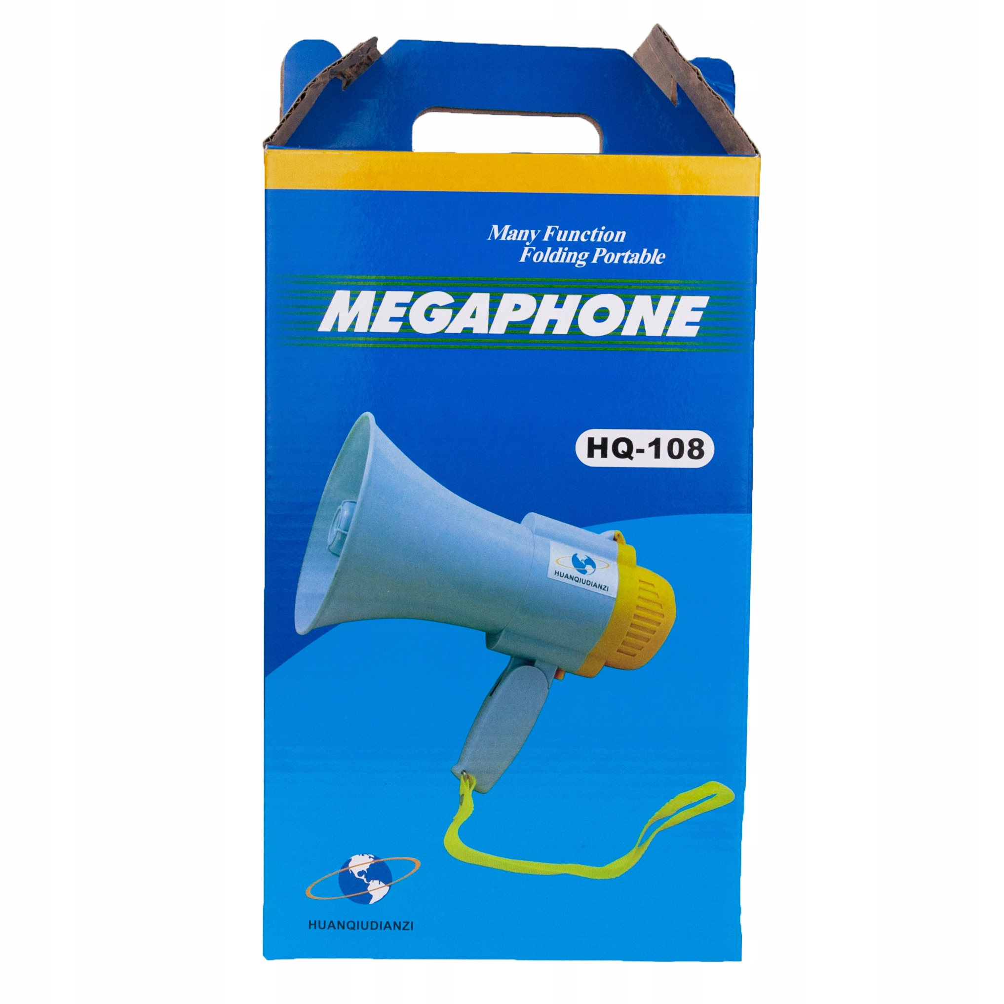 MEGAFON Z SYRENĄ NAGRYWANIE PROTEST MARSZ MOCNY BARDZO GŁOŚNY GŁOŚNIK Model Inny