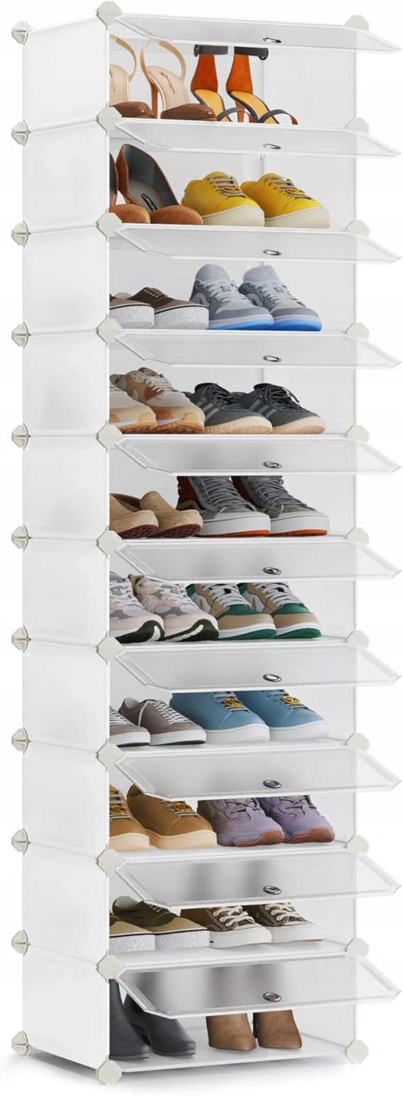 PÓŁKA NA BUTY SZAFKA BEZ PÓŁEK ŚRUBOWYCH SONGMICS