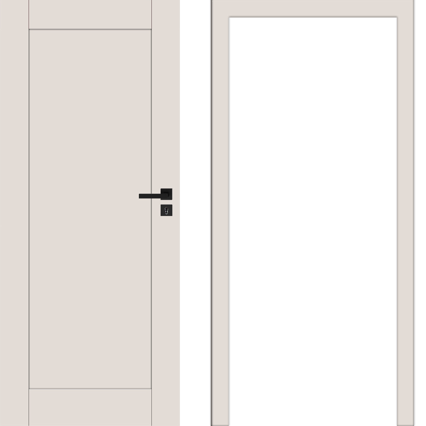 Drzwi Wewnętrzne windoor Bezprzylgowe komplet Elegance Kaszmir od ręki