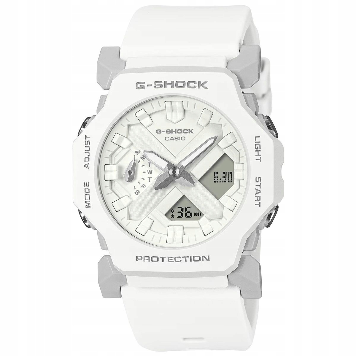 Casio G-shock Classic sportovní hodinky bílé GA-2300-7AER