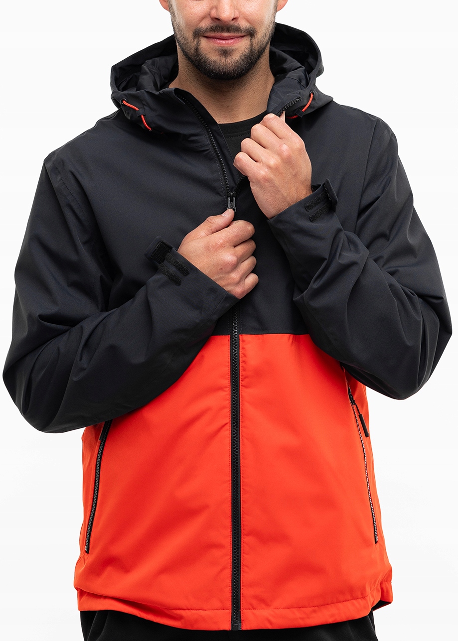 4F pánská bunda s kapucí sportovní, technická větrovka vel.S