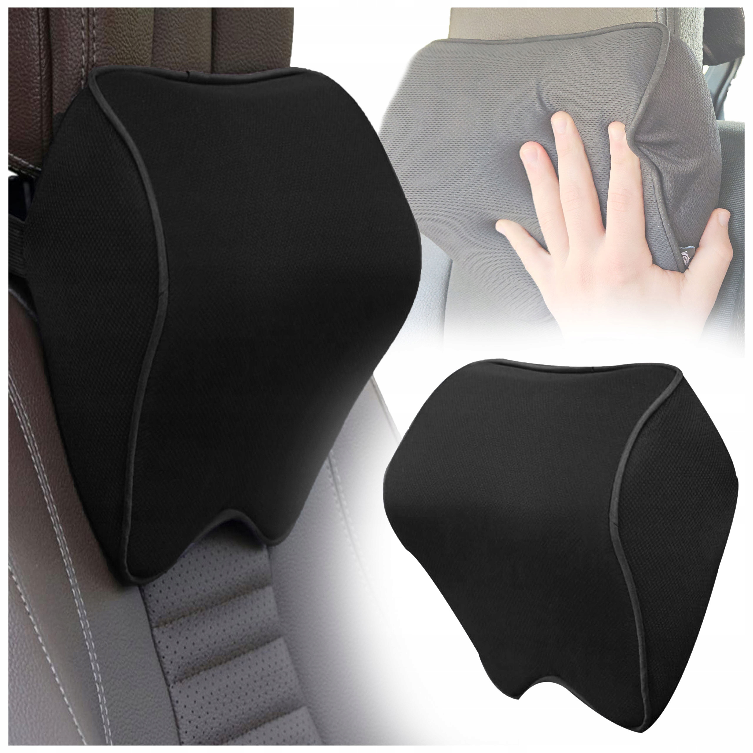 Poduszka samochodowa podróżna zagłówek pod głowę szyję kark PROFILOWANA
