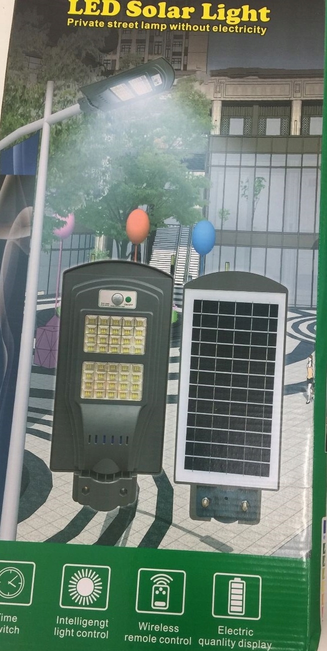 Parková Lampa Led-solar Led 90W Dálkové Ovládání Tyč