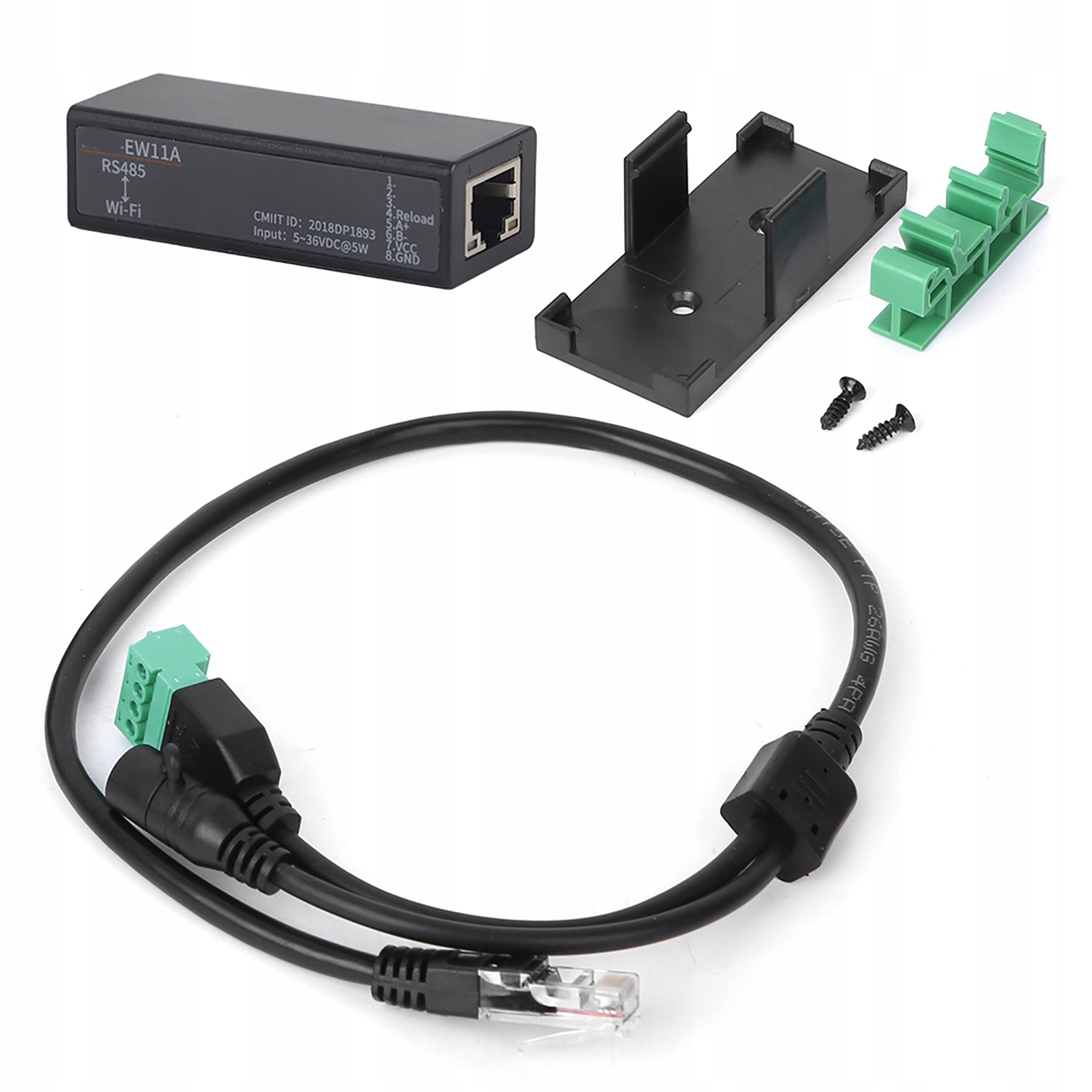 Serwer szeregowy RS485 do WIFI Wbudowana antena