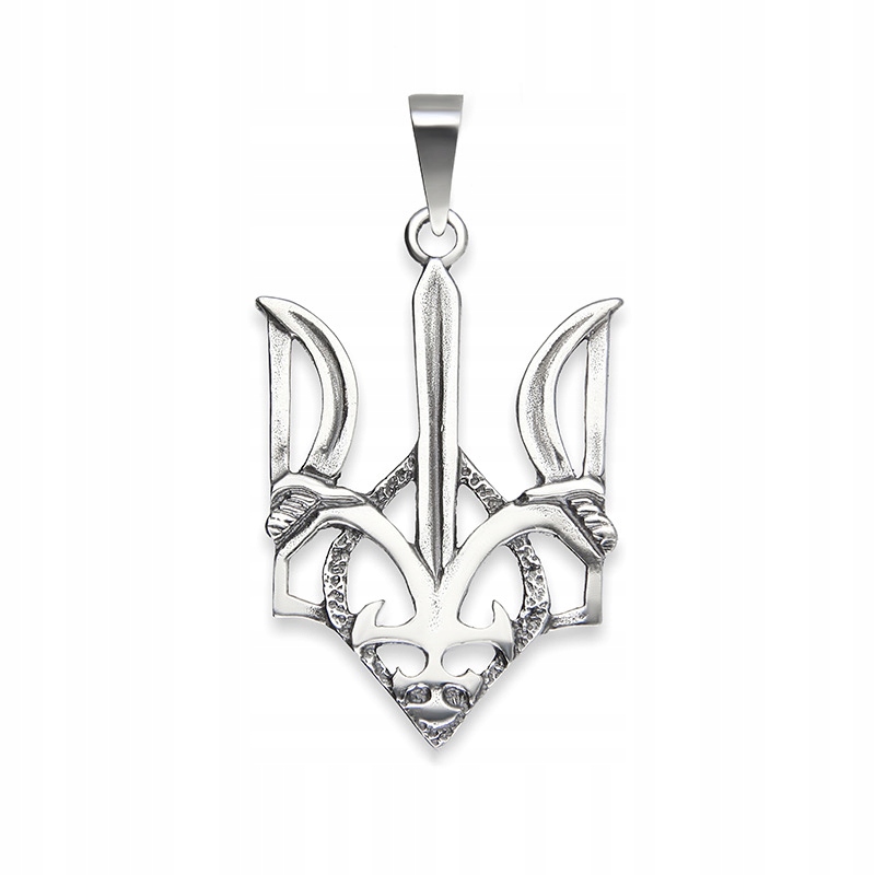 Přívěsek Stříbro 925 Symbol Ukrajiny Trojzubec тризуб