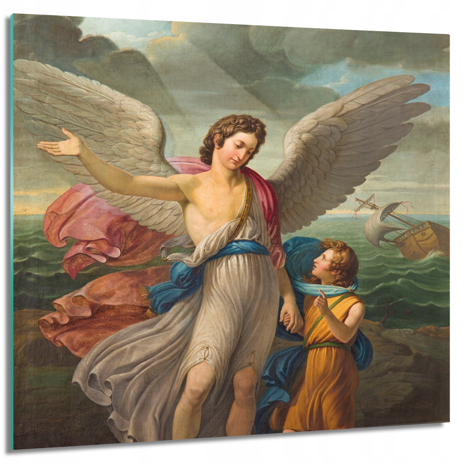 

Obraz na szkle na ścianę Archanioł Rafał 60x60