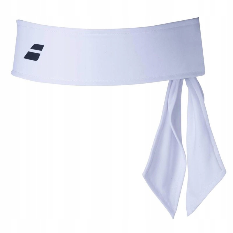 Opaska Na Głowę Babolat Bandana Tie Headband Wh/wh