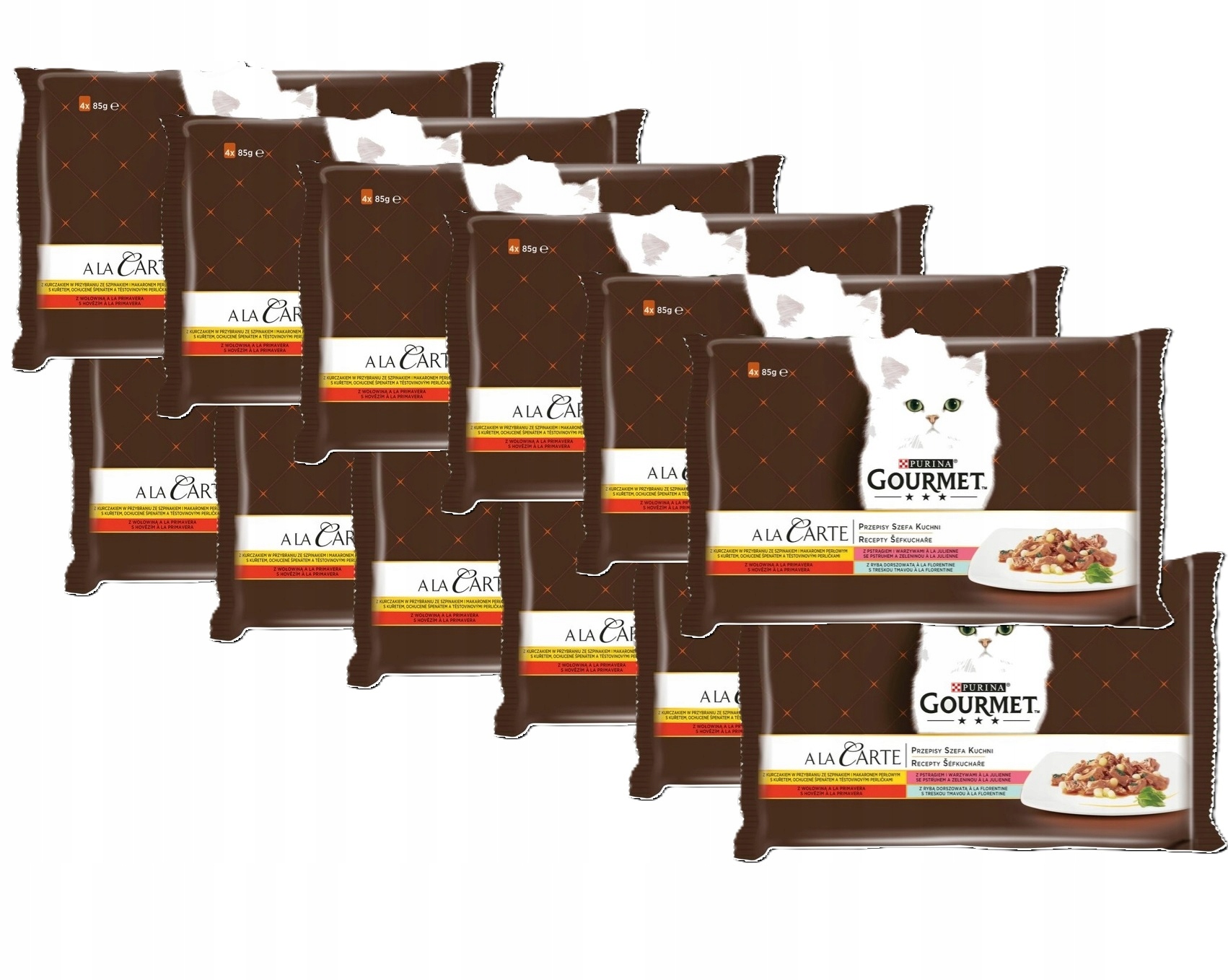 Purina Gourmet Perle Ala Carte Mix Smaków od Szefa Kuchni 48x85g Kot