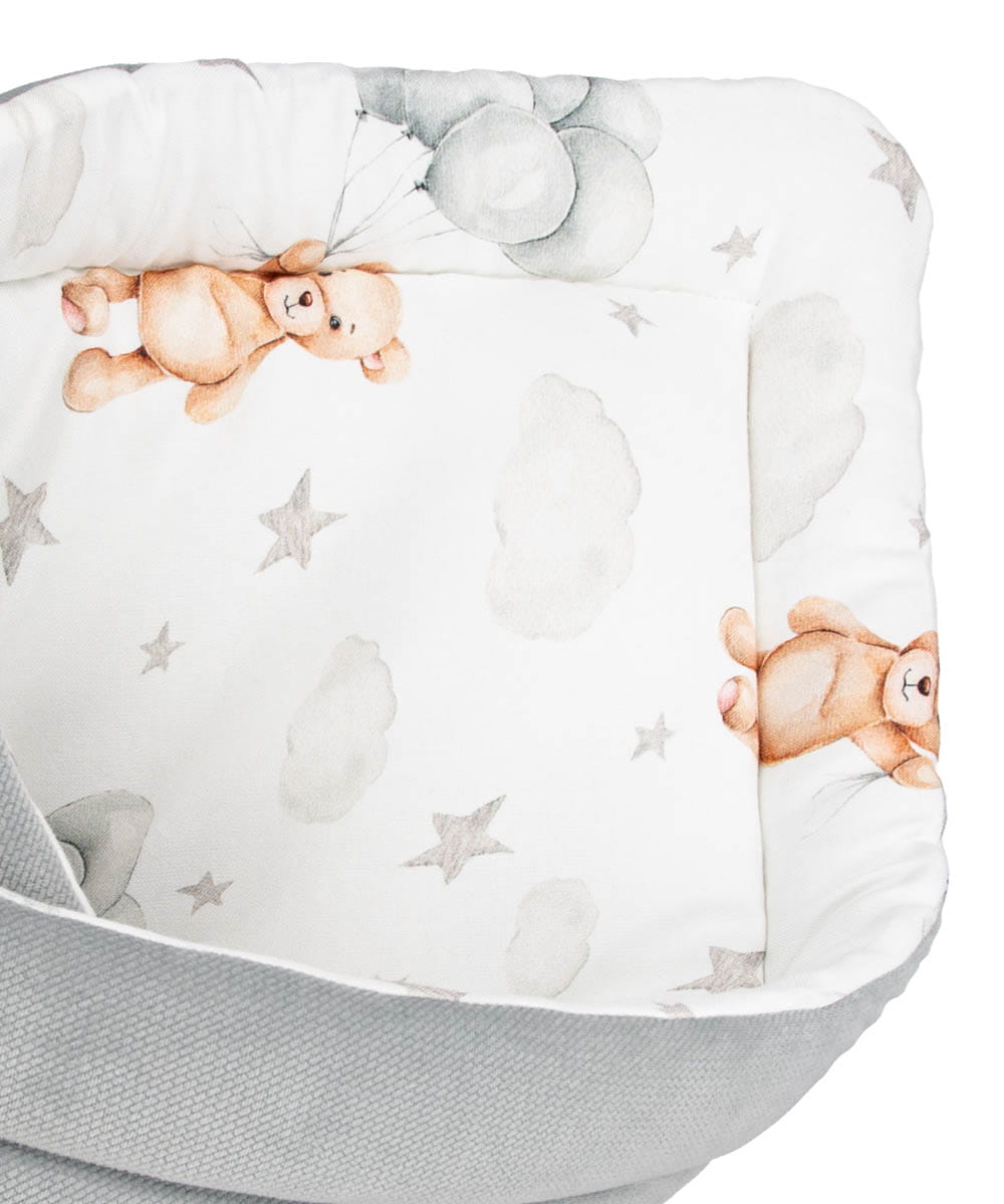 Bawełniany Rożek Becik Niemowlęcy,Misie, Lepre Marka Lepre