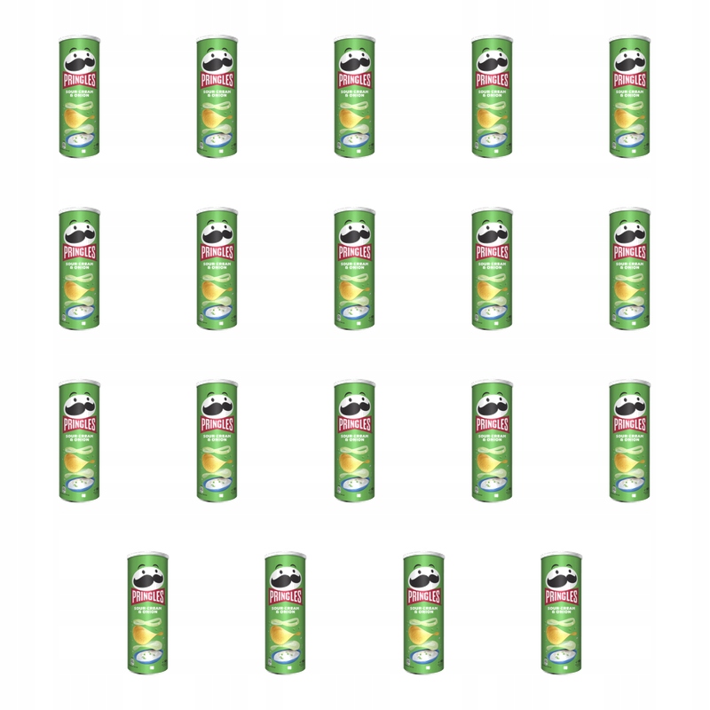 Pringles Sour Cream & Onion 165g X19
