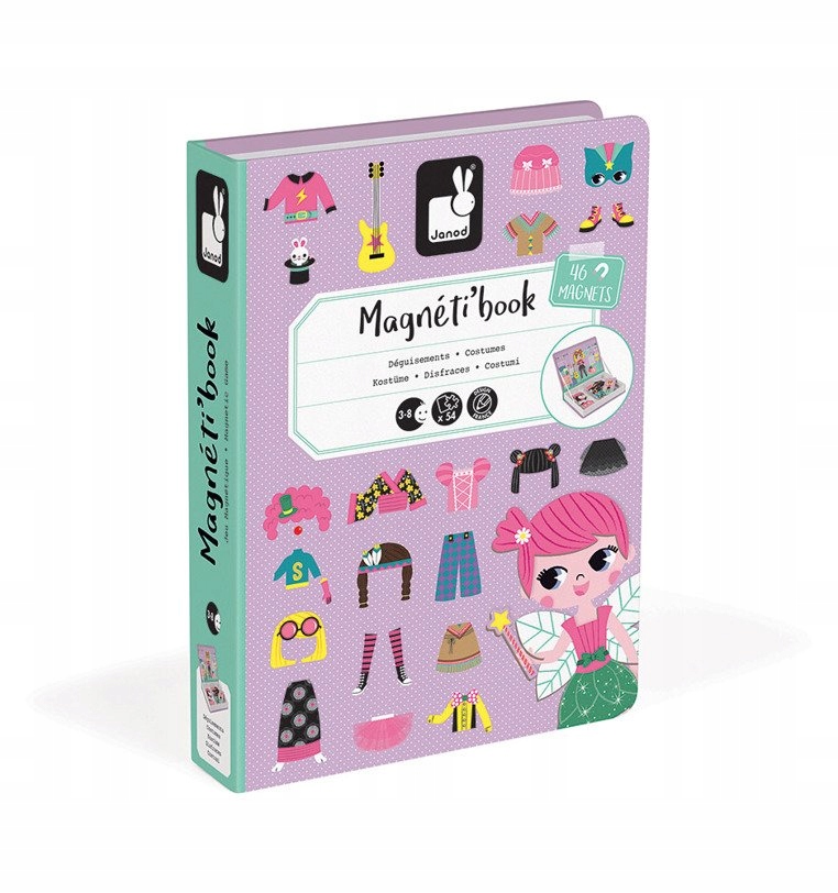 

Janod Magnetyczna układanka Magnetibook Kostiumy