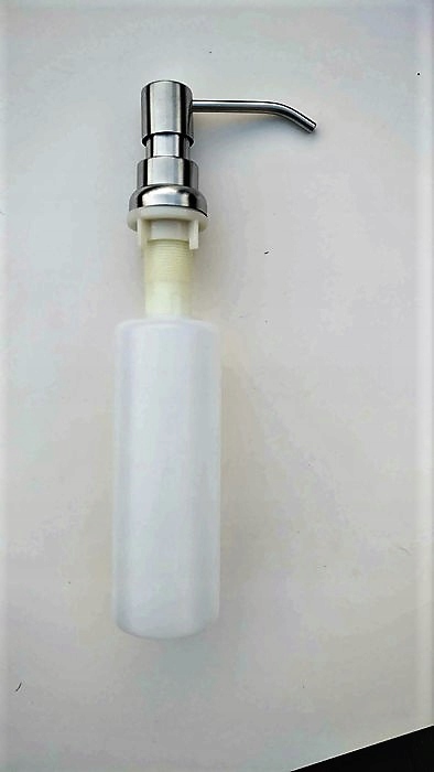 Dozownik na płyn do naczyń mydło zlewozmywak STAL Marka EVG