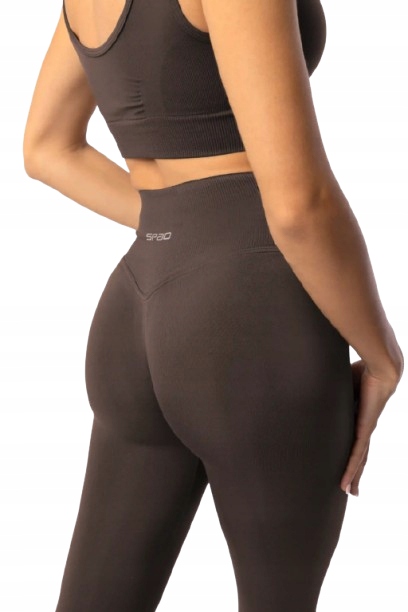 Spaio Dámské sportovní legíny Fitness Flex Innergy 2.0 čokoládové Xs