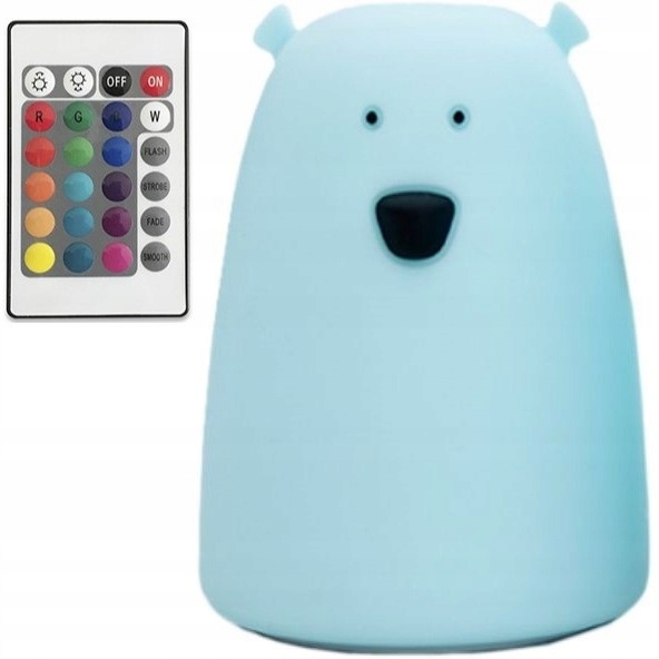 

Lampka Silikonowa Blue Miś Pilot Rabbit Friends