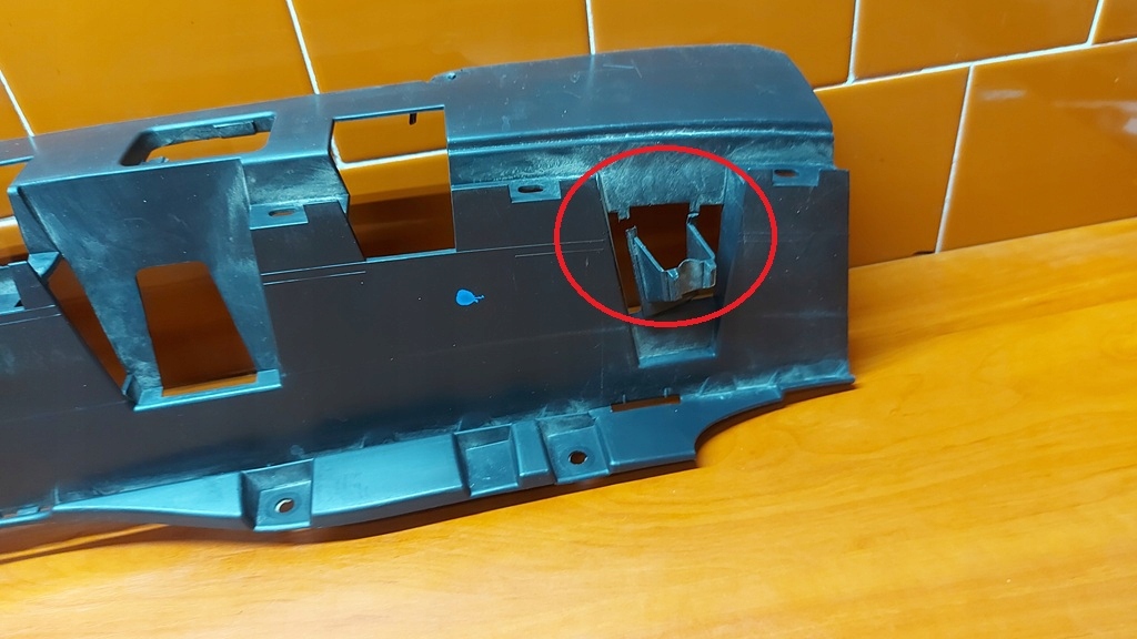 bumper bracket central rear part rear CITROEN C4 PICASSO II