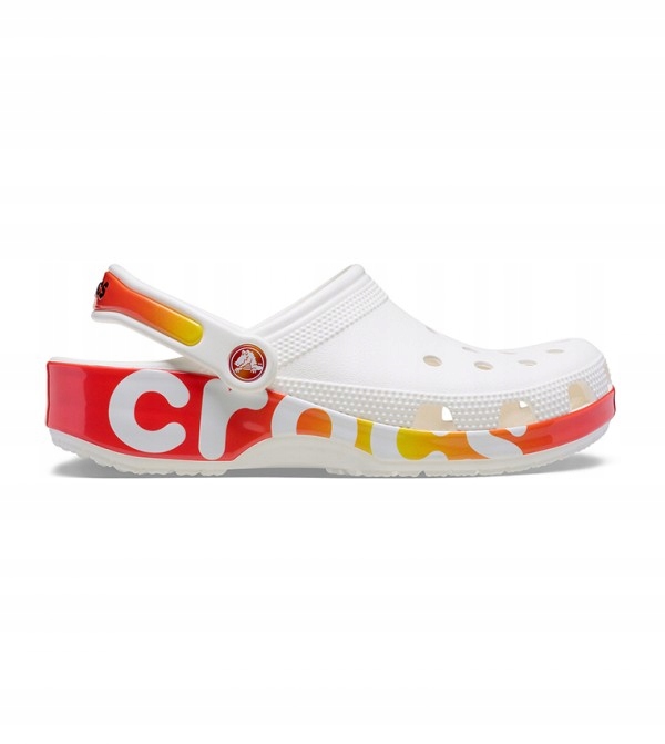 Crocs Classic Reflector Clog M8/W10 41.5 Bílé Nazouváky