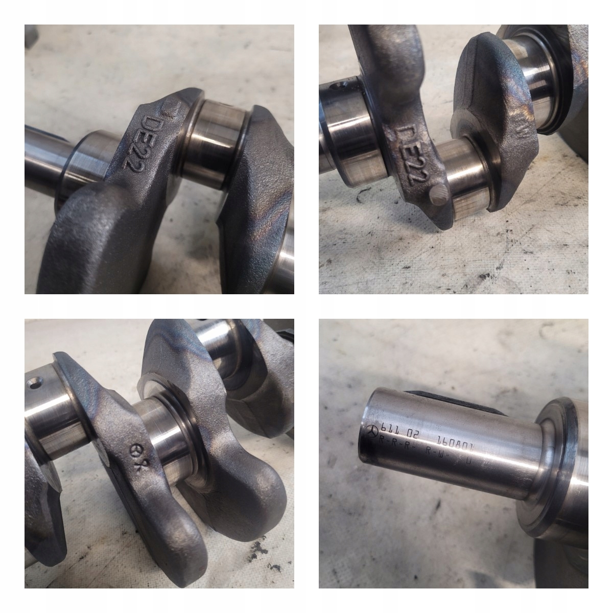 crank DE22 611 02 + PANEWKI MERCEDES W203 2.2CDI