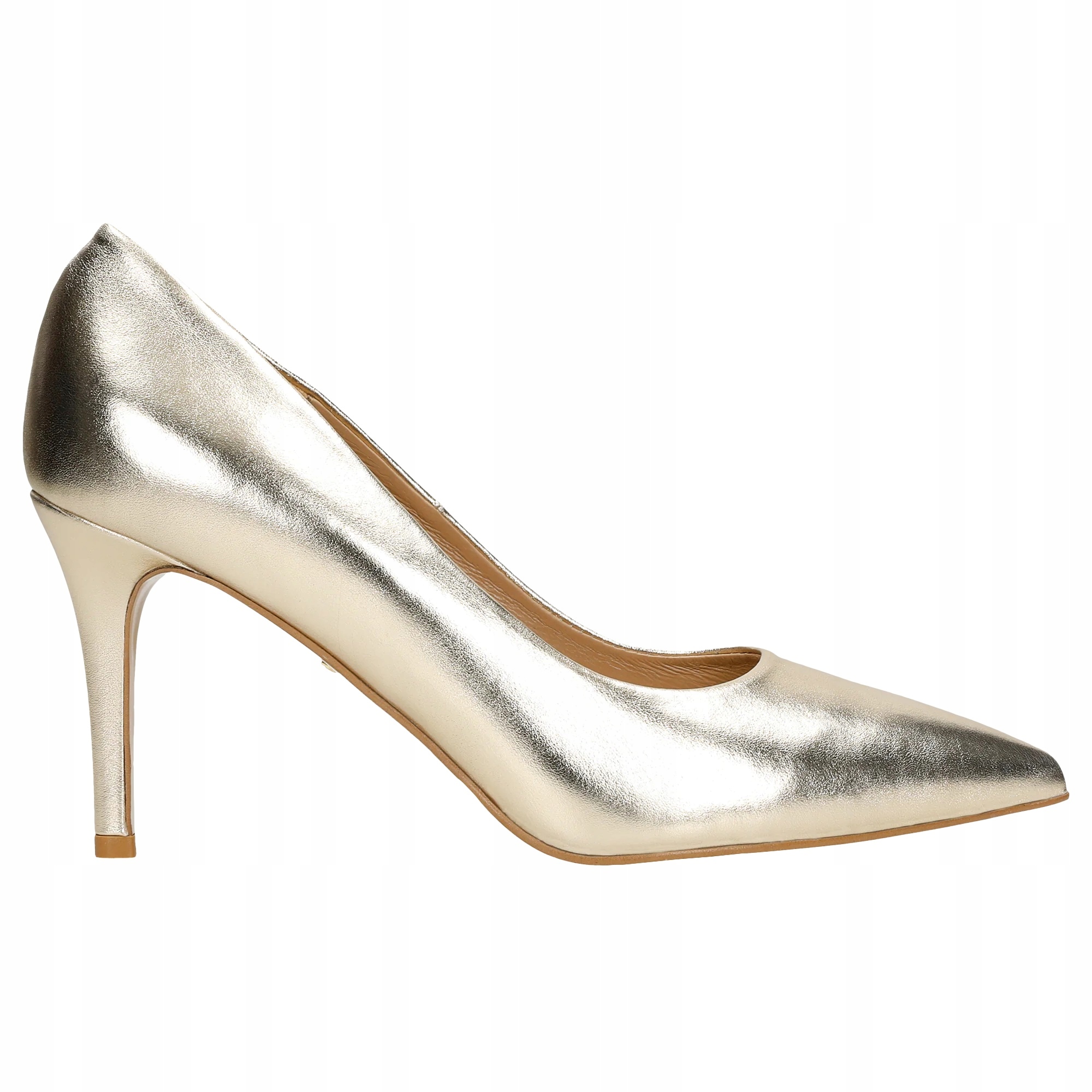

Buty Wojas Czółenka damskie szpilka złote r. 38