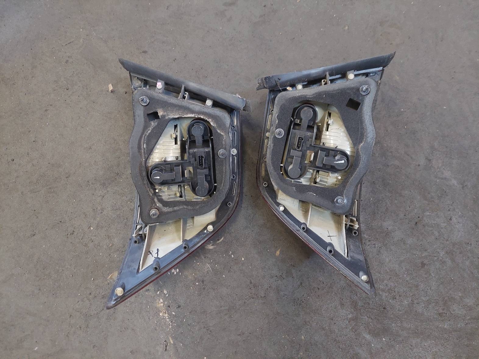 complete rear part SAAB 9-3 II 268 trunk door boot bumper rear part lights rear part