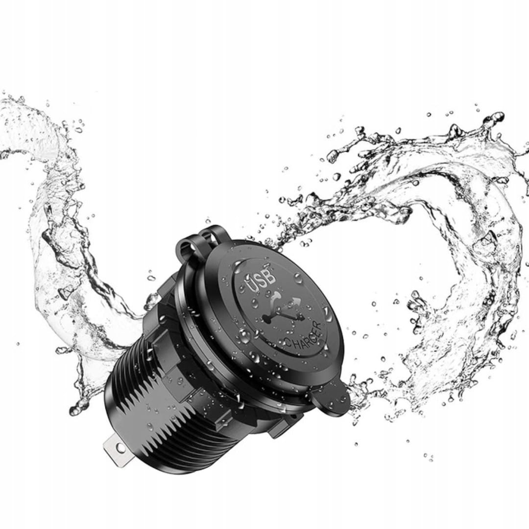 Ładowarka Motocyklowa Zasilacz Gniazdo USB x2 QC3.0 Woltomierz Producent Freedconn