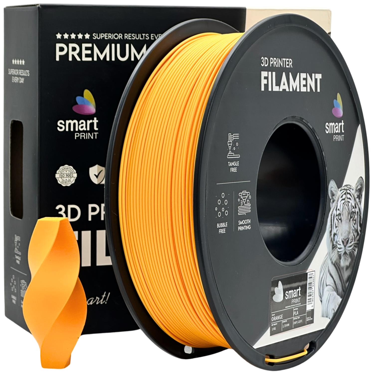 2 x Filament Pla Orange 1,75mm 1kg pomarańczowy klasyczny Smart Print 3D