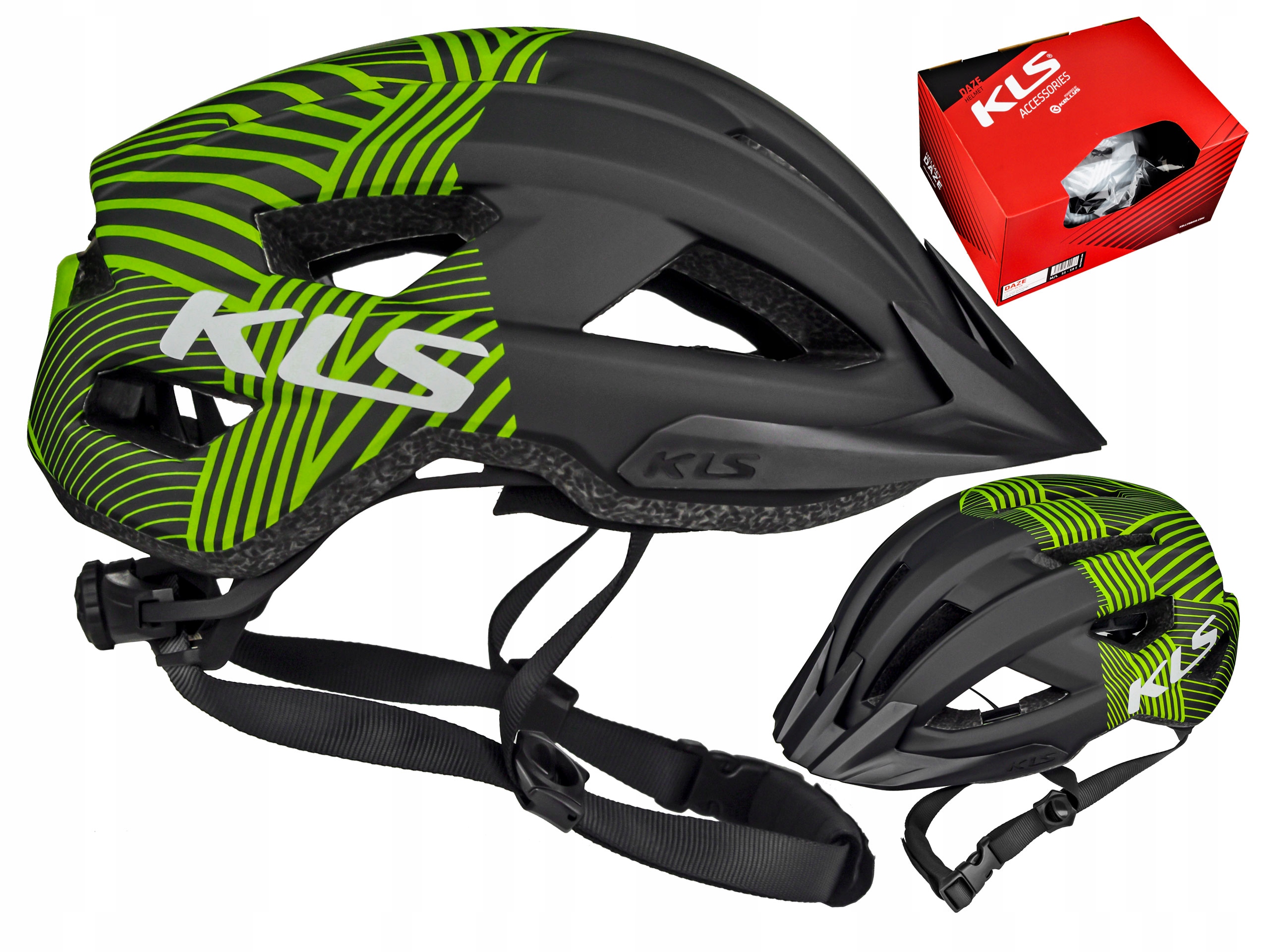 

Kask Rowerowy Kls Daze Black-green S/m 52-55 CM