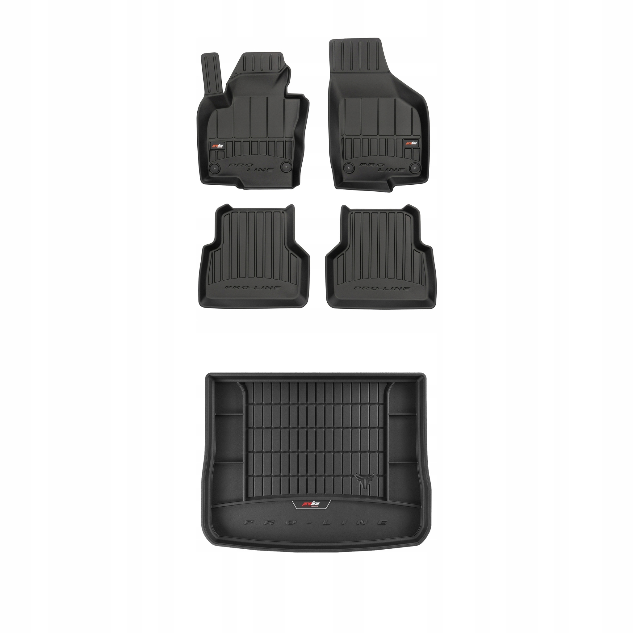 Frogum 3D sada koberců a rohožek s logem pro Volkswagen Tiguan I 2007-2016