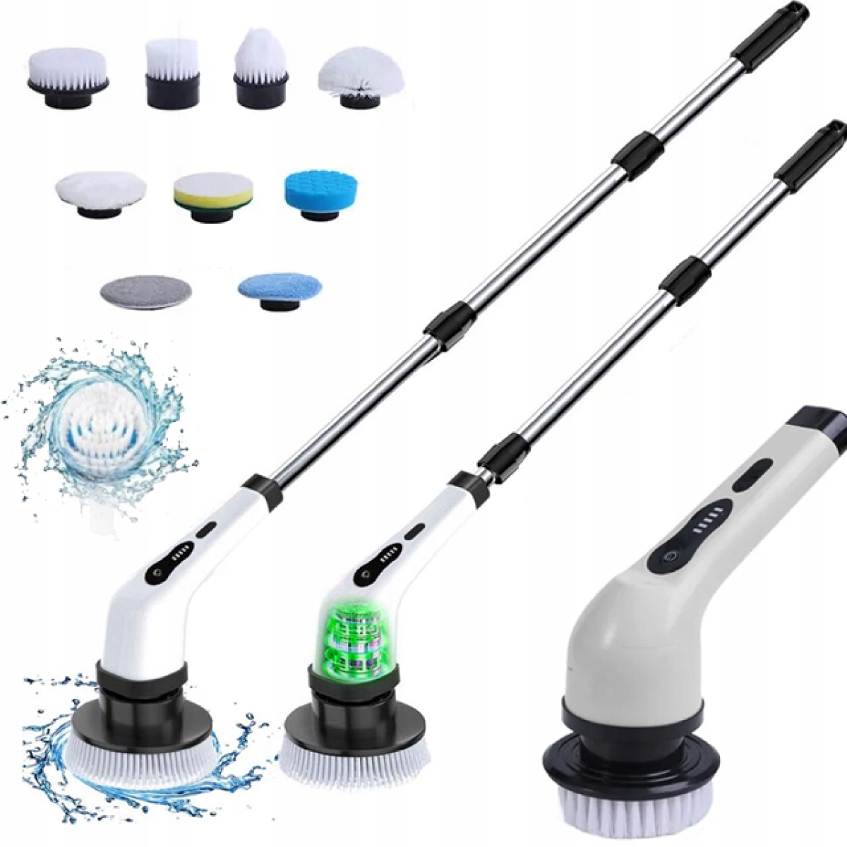 Levně 9W1 Víceúčelový Bezdrátový Elektrický Rotační Čisticí Kartáč