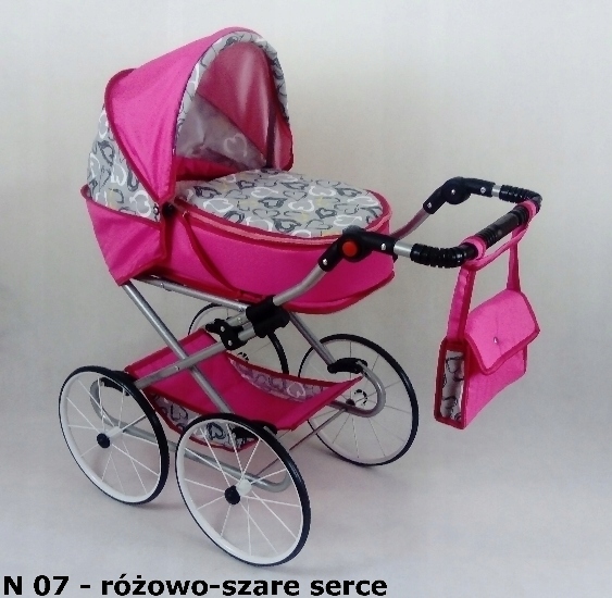 WÓZEK DLA LALEK NATALIA POLSKI PRODUCENT RETRO 3+ Model wózek
