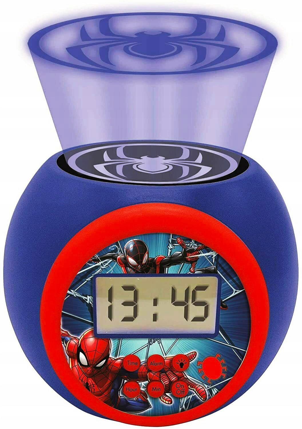 

Spiderman Projektor Zegar Budzik dla dzieci