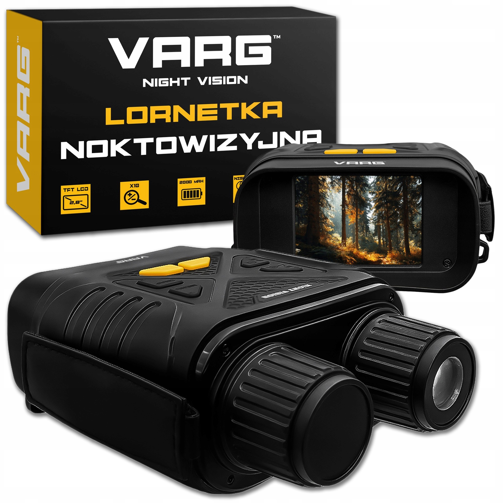 Lornetka noktowizyjna Varg Hd Ir 300m Nagrywanie Zdjęcia Usb Noktowizor