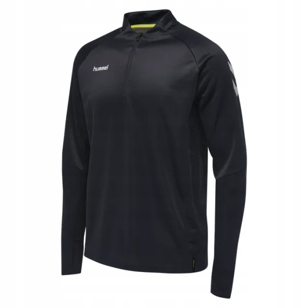 Sportovní mikina Hummel Tech Move Kids Half Zip Sweatshirt černá vel.