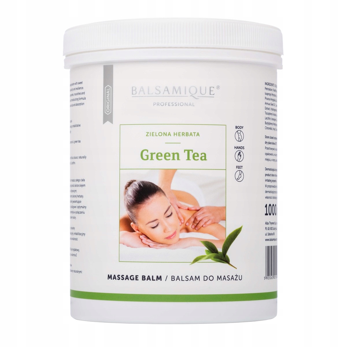 Balsam do masażu Balsamique Professional Green Tea (1 litr) LurguS