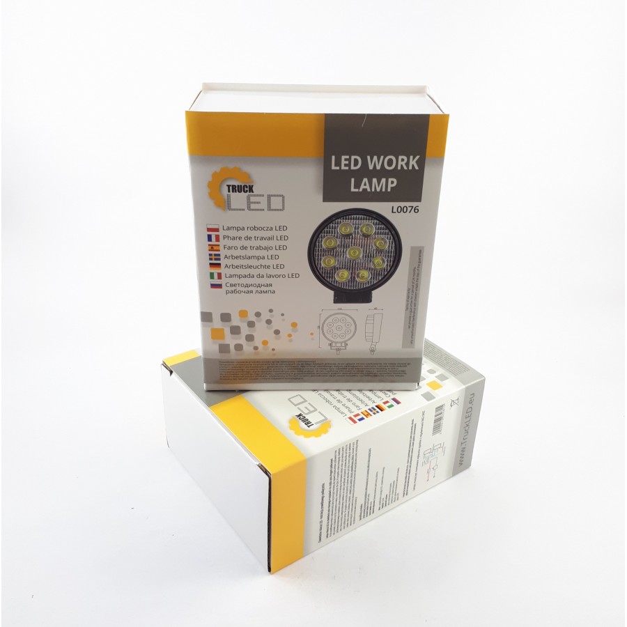 Світлодіодна робоча лампа 2200lm 9x3W Light Source LED