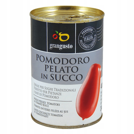 

Gran Gusto Całe Pomidory Bez Skórki 400G