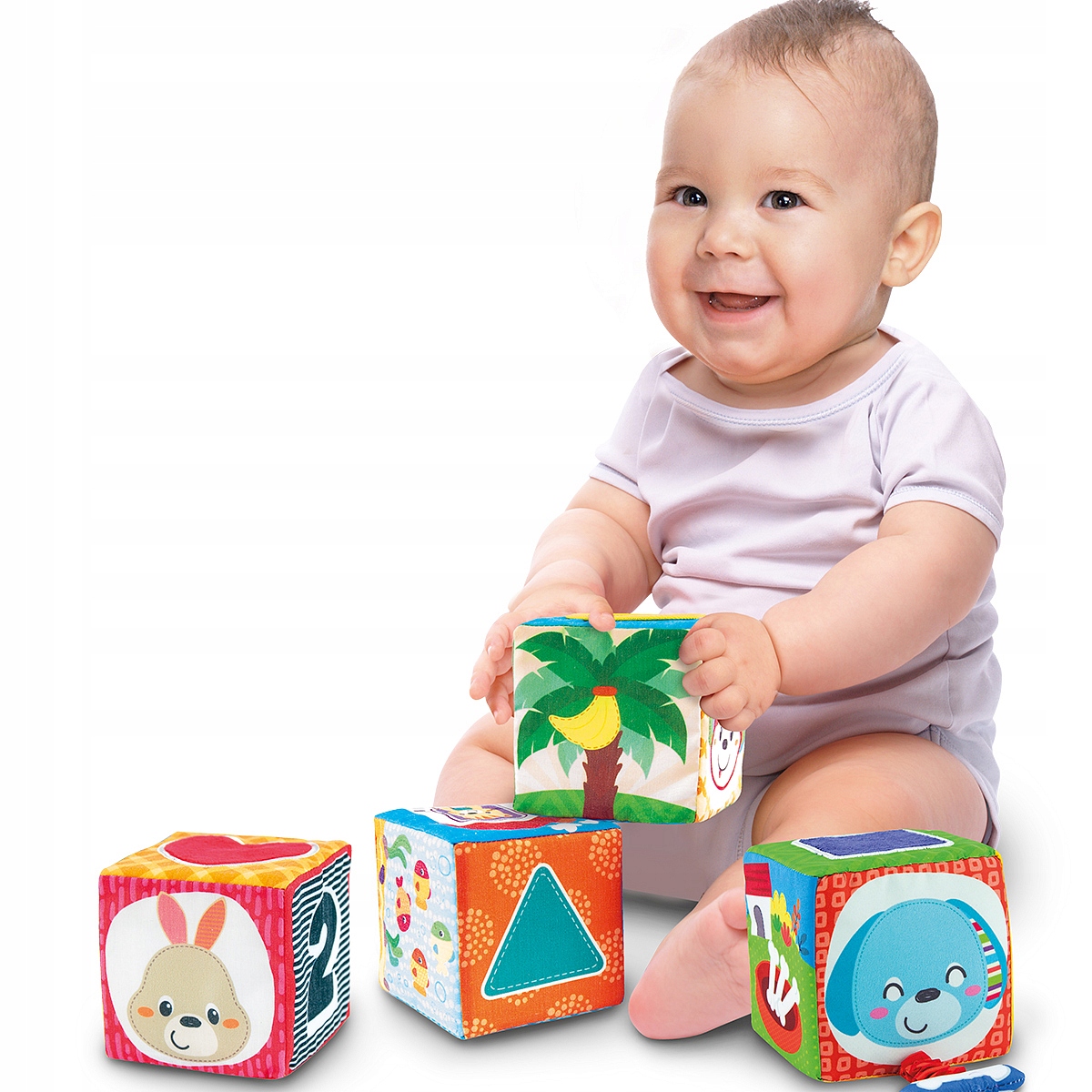 

Smily Play Miękkie kostki sensoryczne bezpieczne