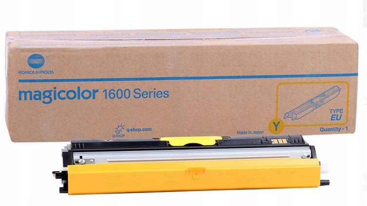 Toner Konica Minolta A0V306H 2,5 tisíc Žlutý Originál 1600 1650 1680