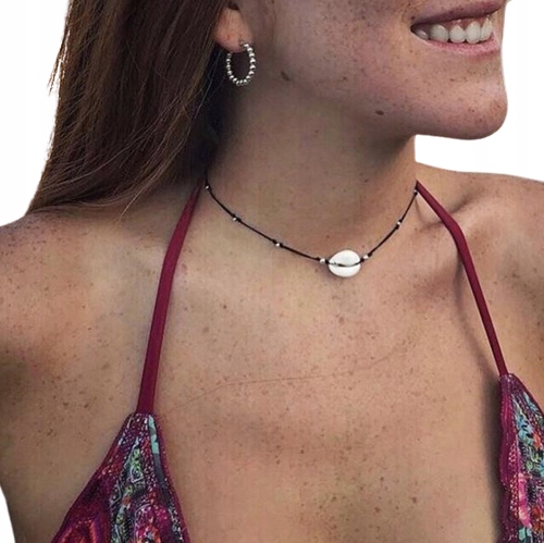 

Naszyjnik Choker Muszle Muszelki Shell Boho N678