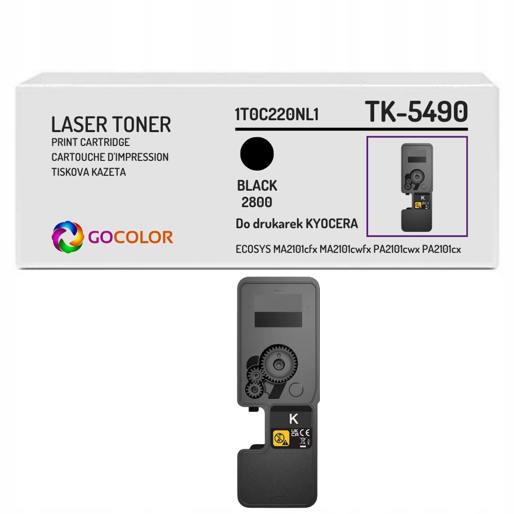 Nowy Toner TK5490K 1T0C220NL1 Black do Kyocera Ecosys MA2101cwfx MA2101cfx