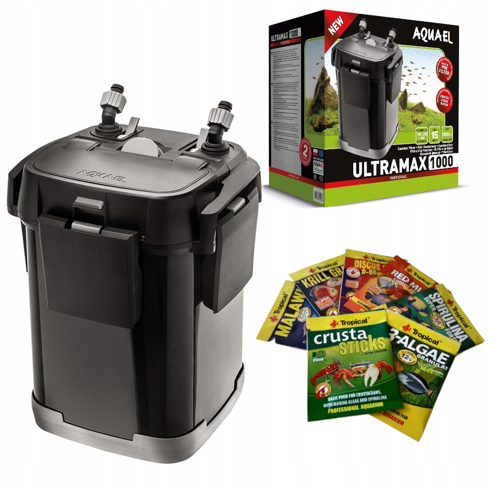 Levně Aquael Ultramax 1000 Vnější filtr pro akvária 100-300L Nová Verze
