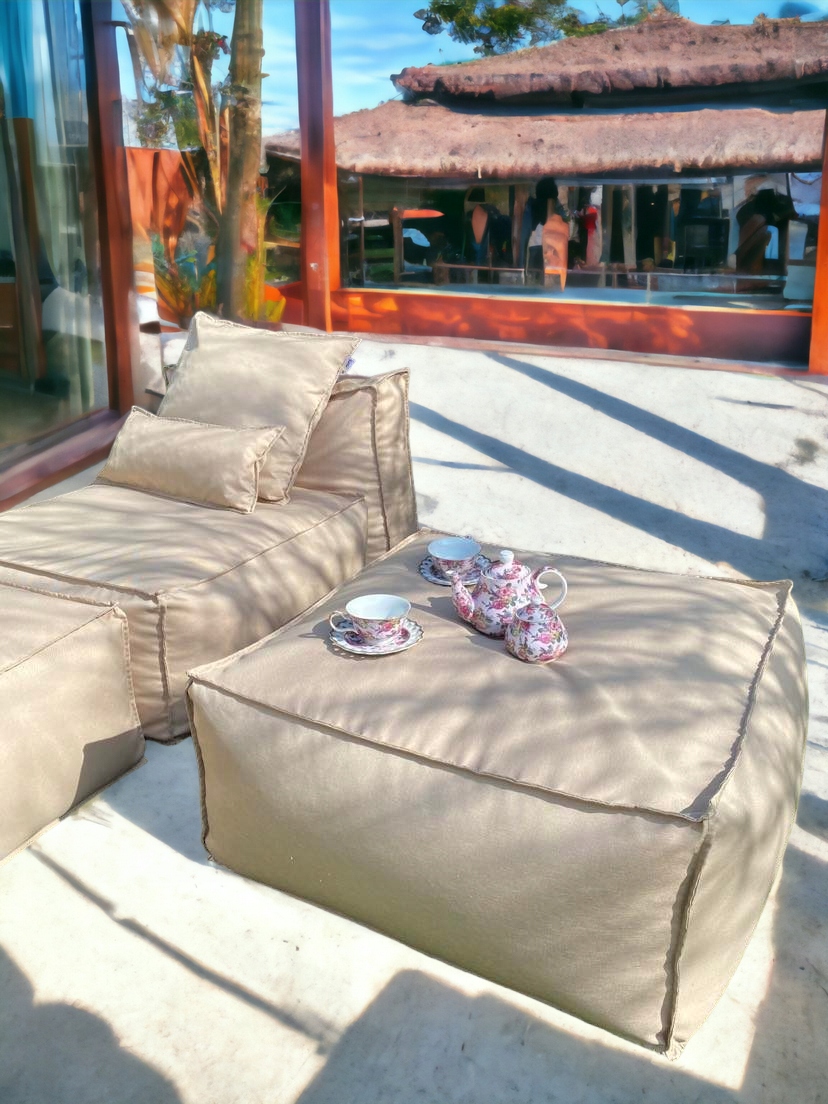 OGRODOWE WODOODPORNE MEBLE MODUŁOWE TARAS BASEN -OPARCIE -ZBUDUJ KANAPĘ Kolor korpusu inny kolor