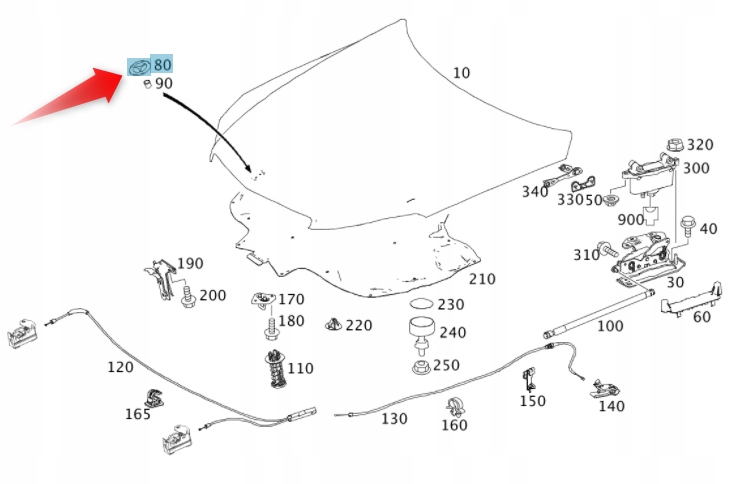 ZNAK FIRMOWY MERCEDES BENZ ASO