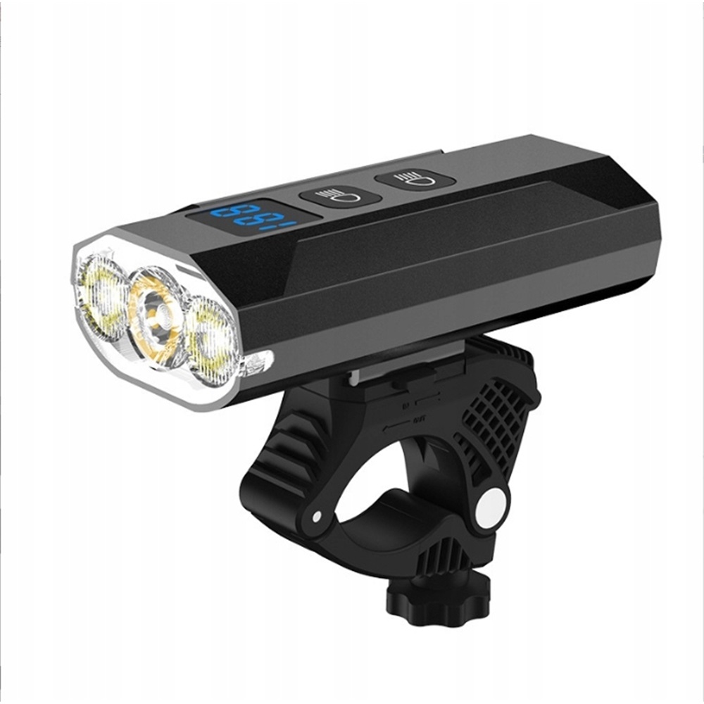 Mocna Lampka Rowerowa Led Przednia Latarka 3000mAh Led Lampki Rowerowe